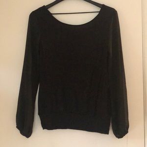 Long sleeve black shirt